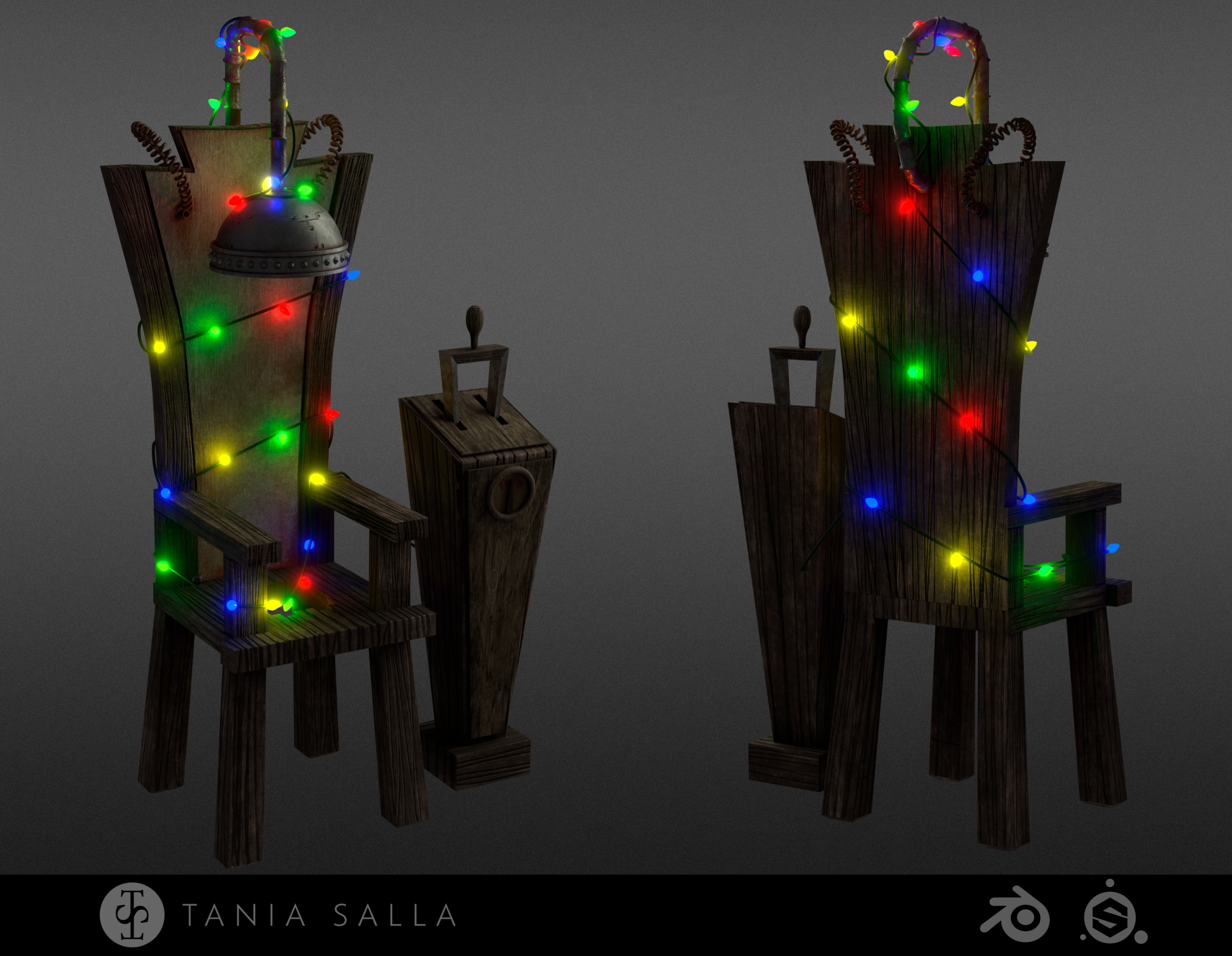 Render Silla Jack Skelington