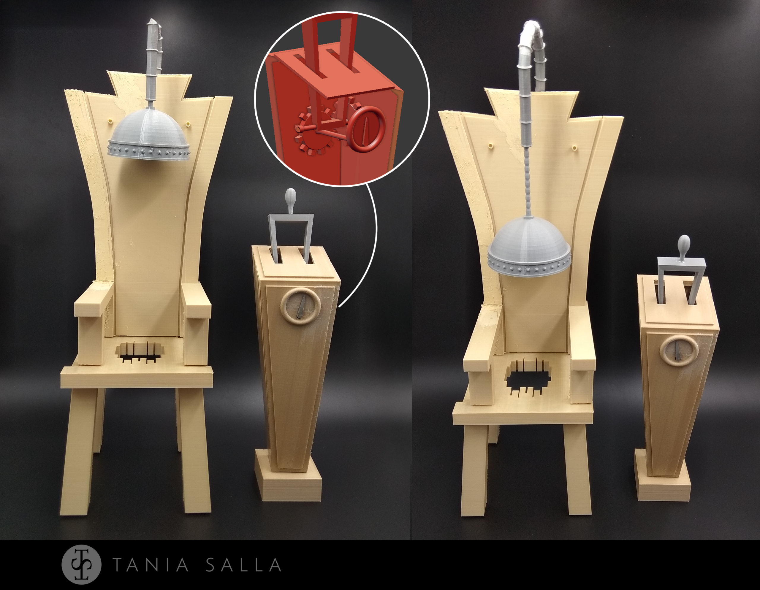 Impresión 3D Silla Jack Skelington