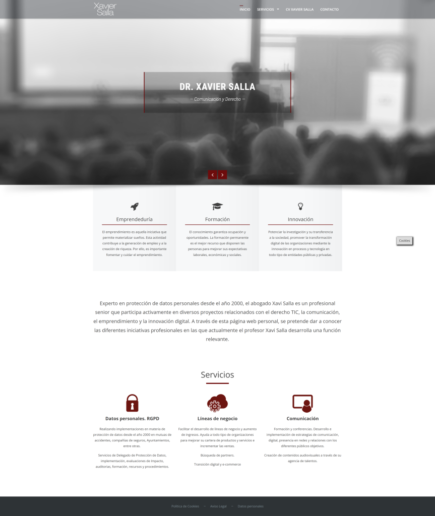 Home web Xavier Salla