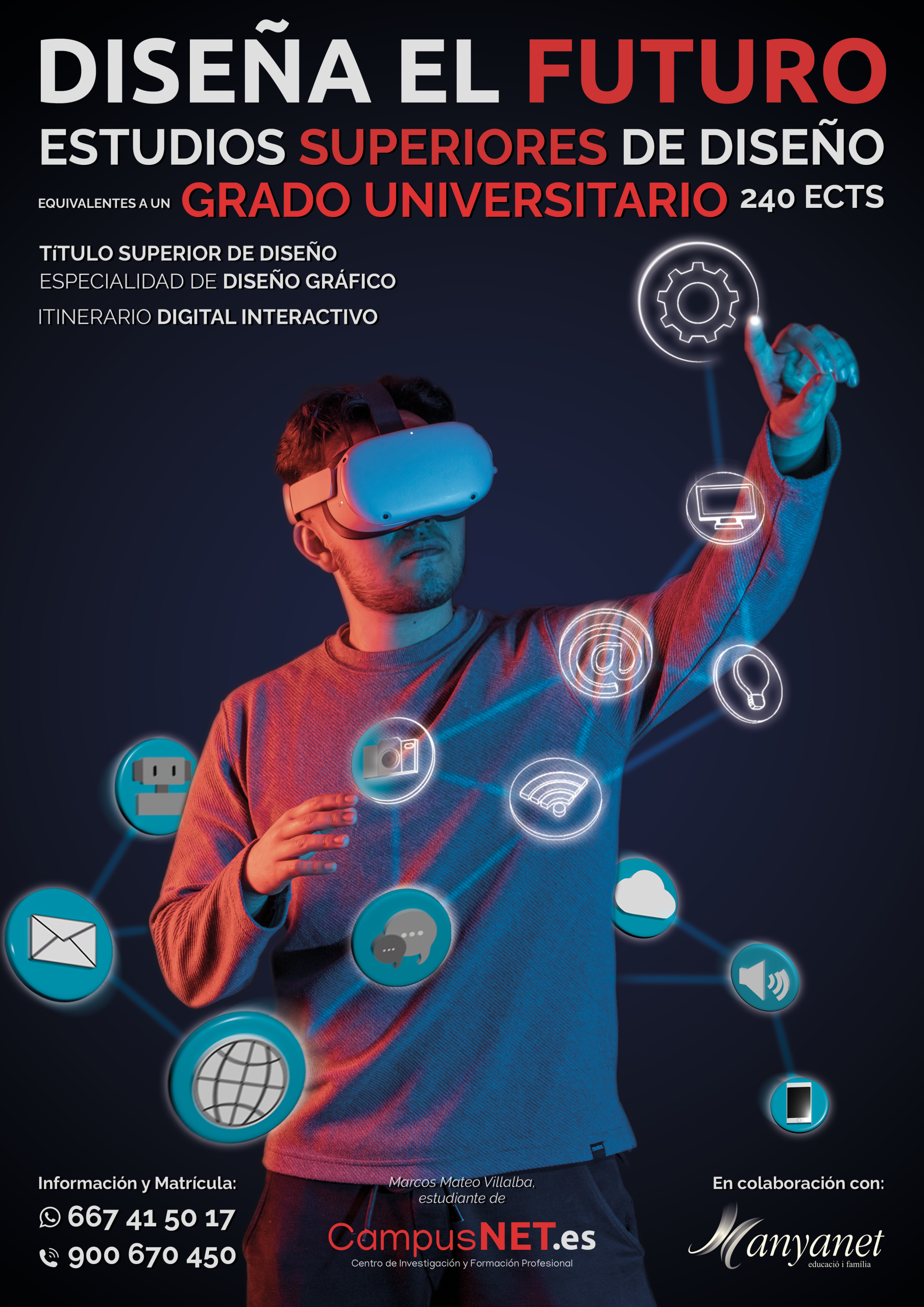 CampusNET.es Cartel Diseño Gráfico