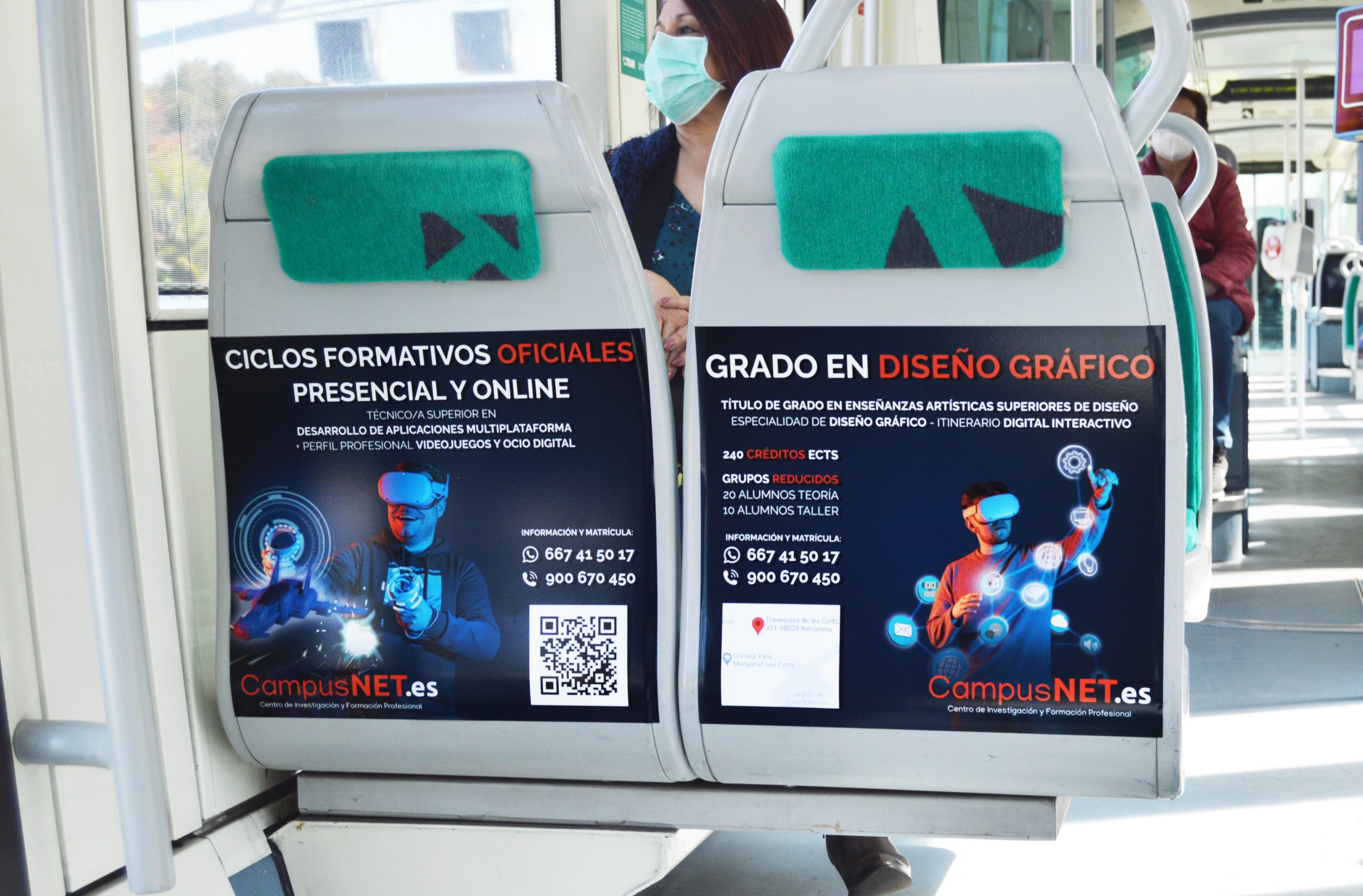 CampusNET.es promoción TRAM interior