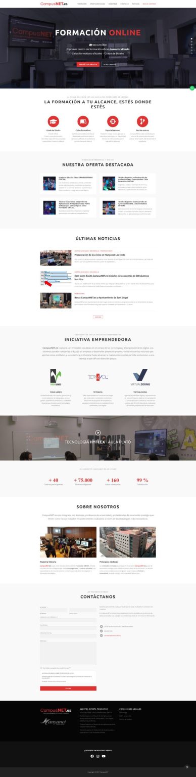 Página principal CampusNET.es