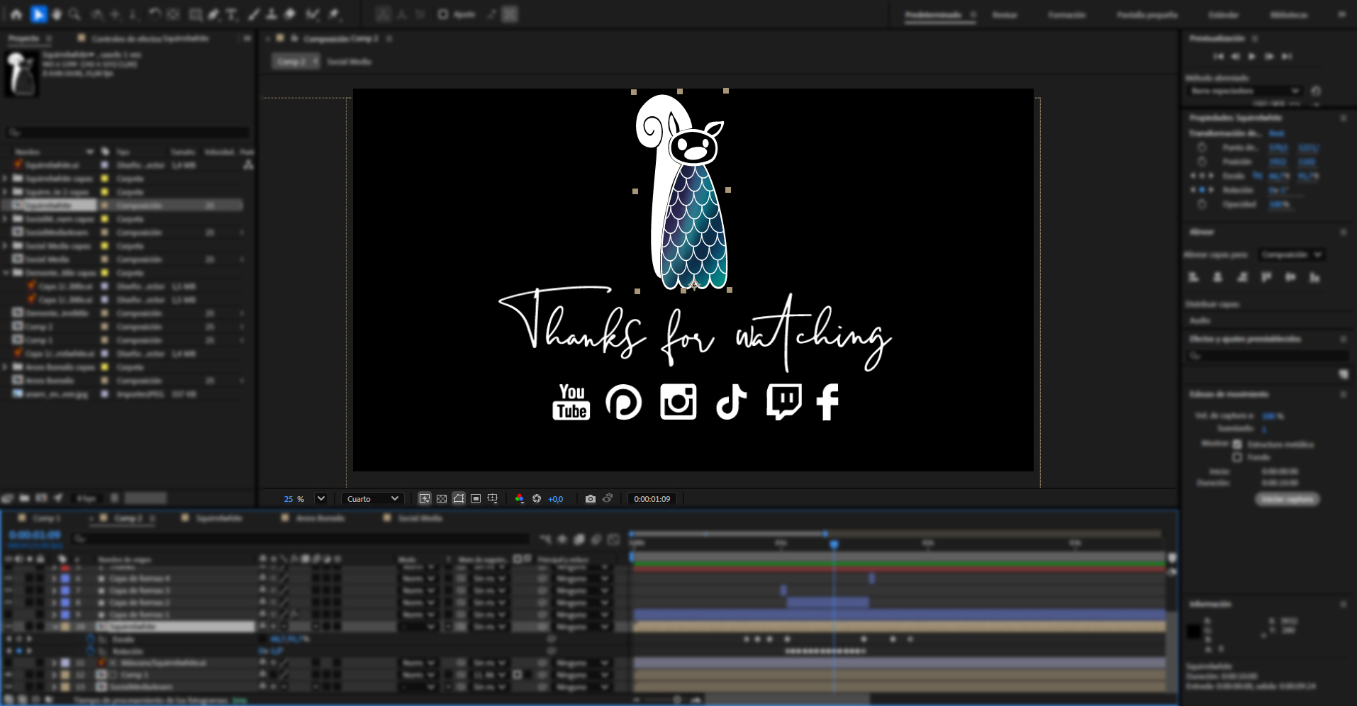 After Effects - Demented Squirrel Crafts