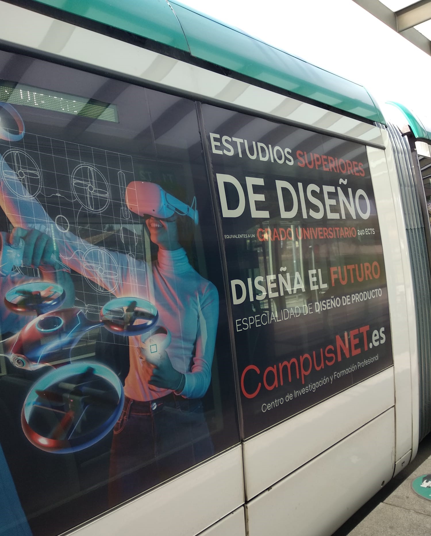 CampusNET.es promoción TRAM lateral