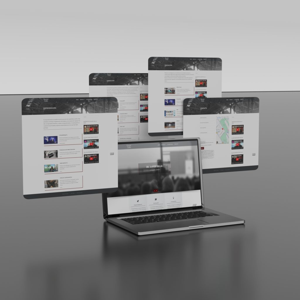 Mockup Web Xavi Salla