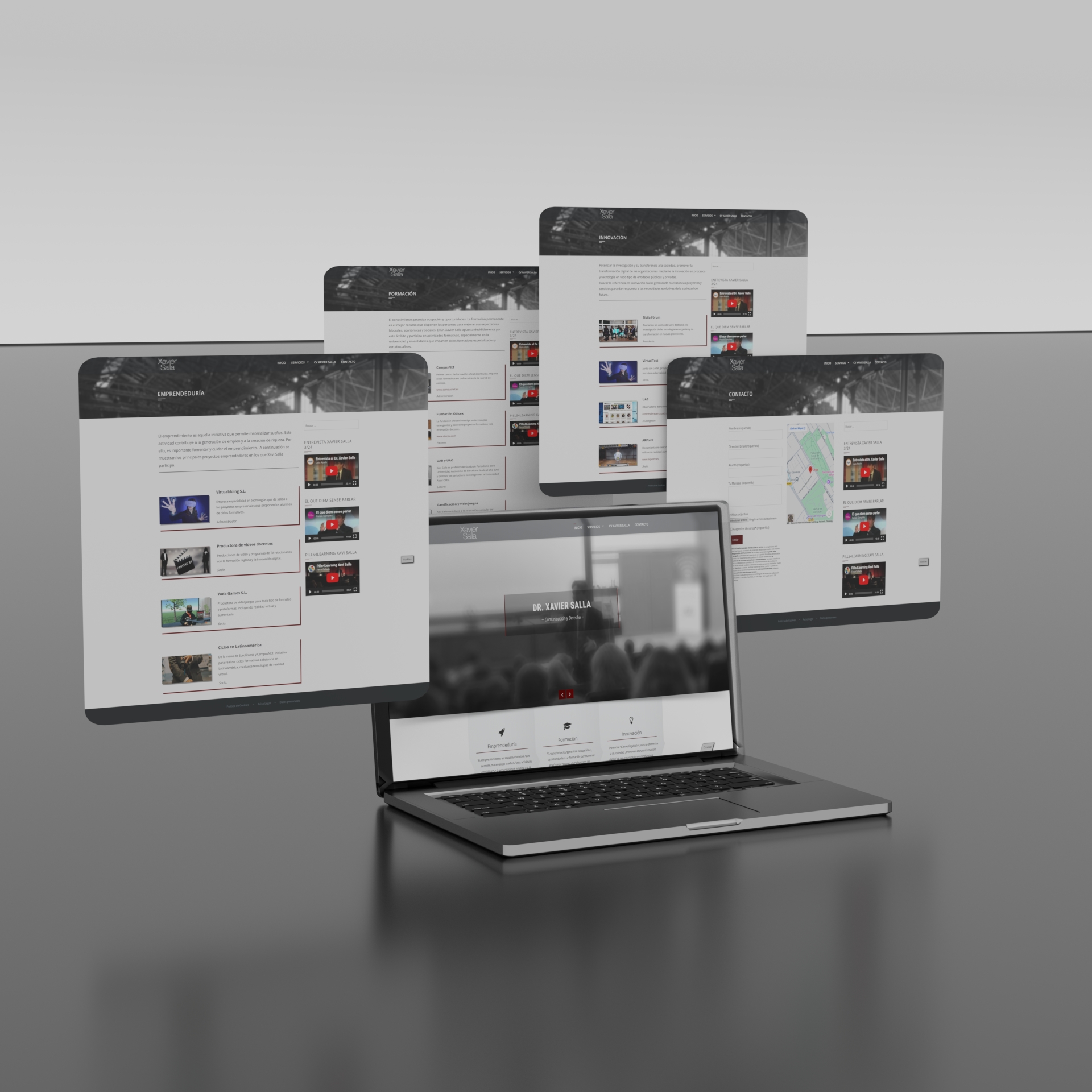 Mockup Web Xavi Salla