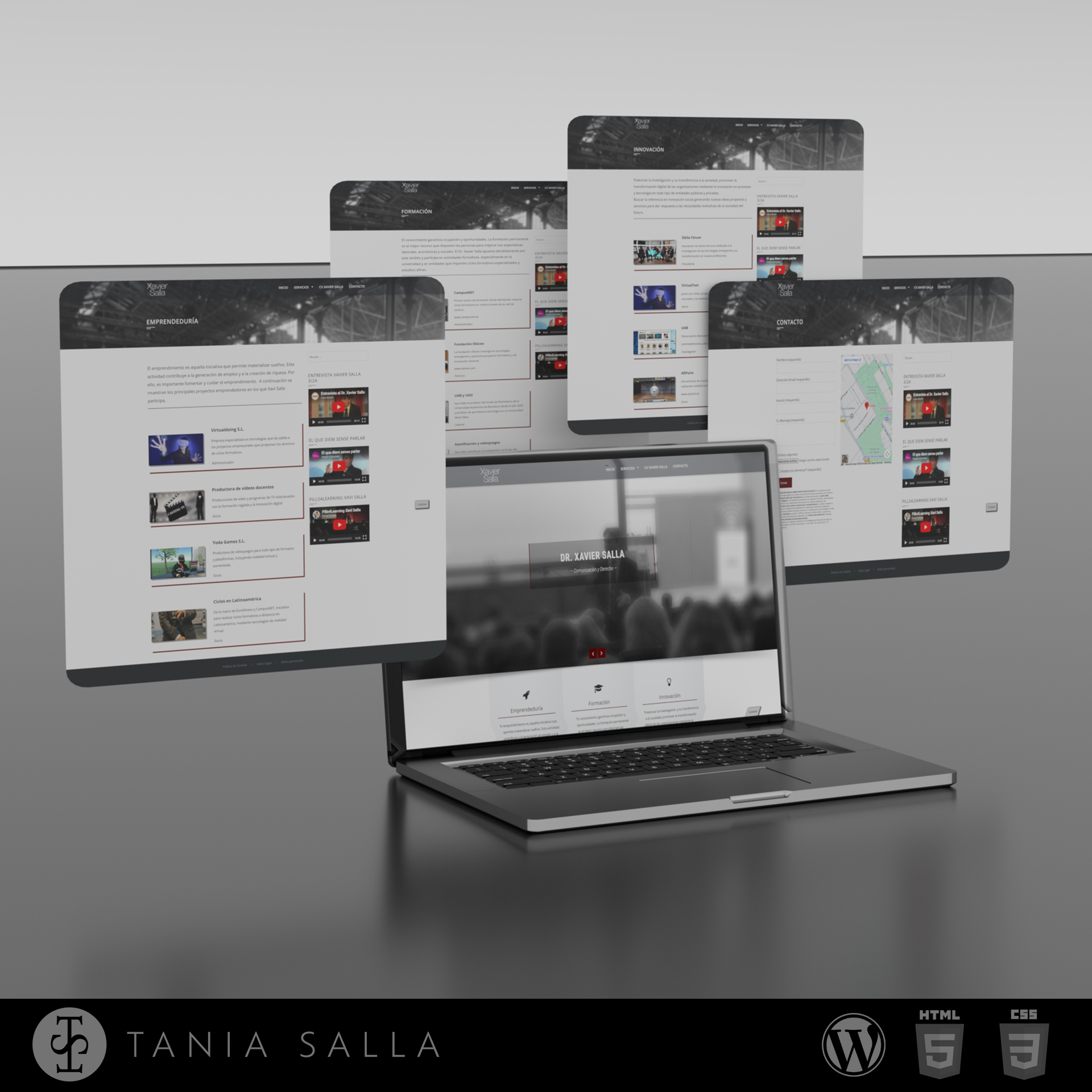 Mockup Web Xavi Salla