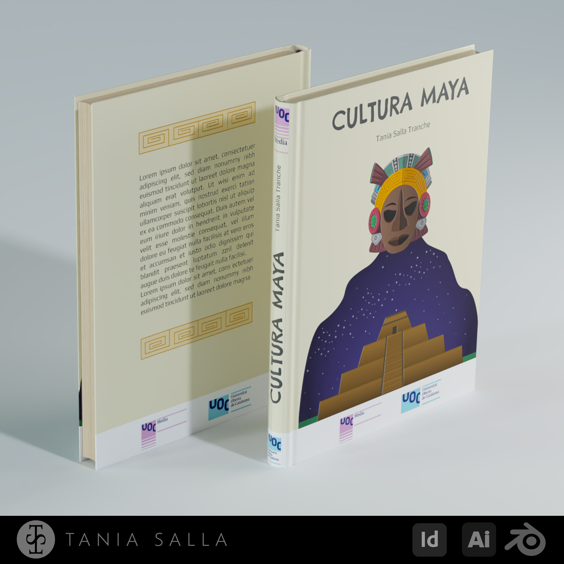 Mockup Libro ficticio Cultura Maya Miniatura