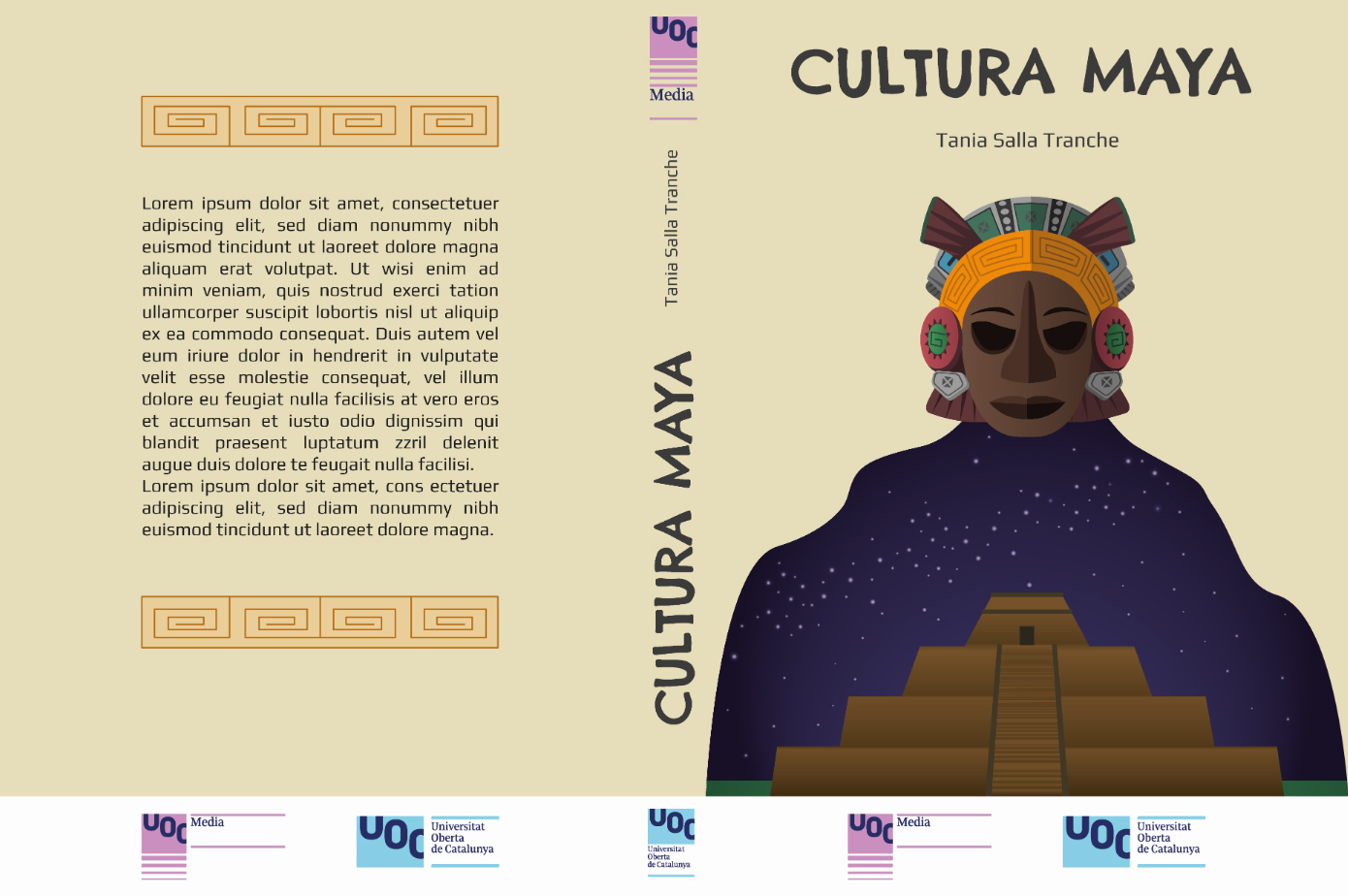 Portada Libro ficticio Cultura Maya