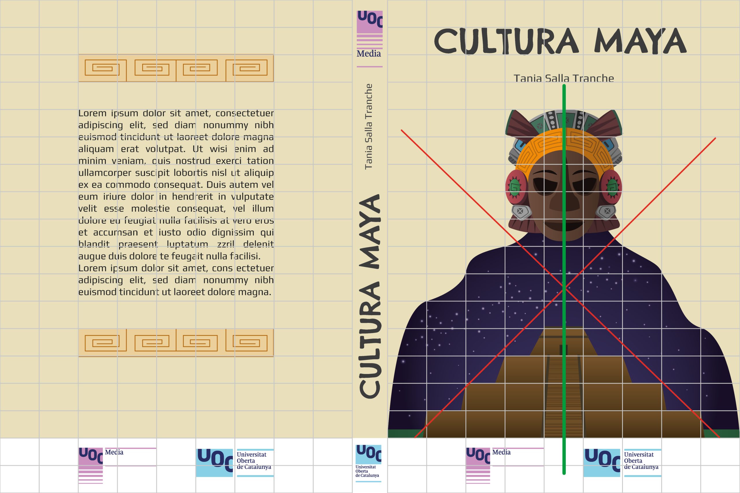 Retícula Libro ficticio Cultura Maya
