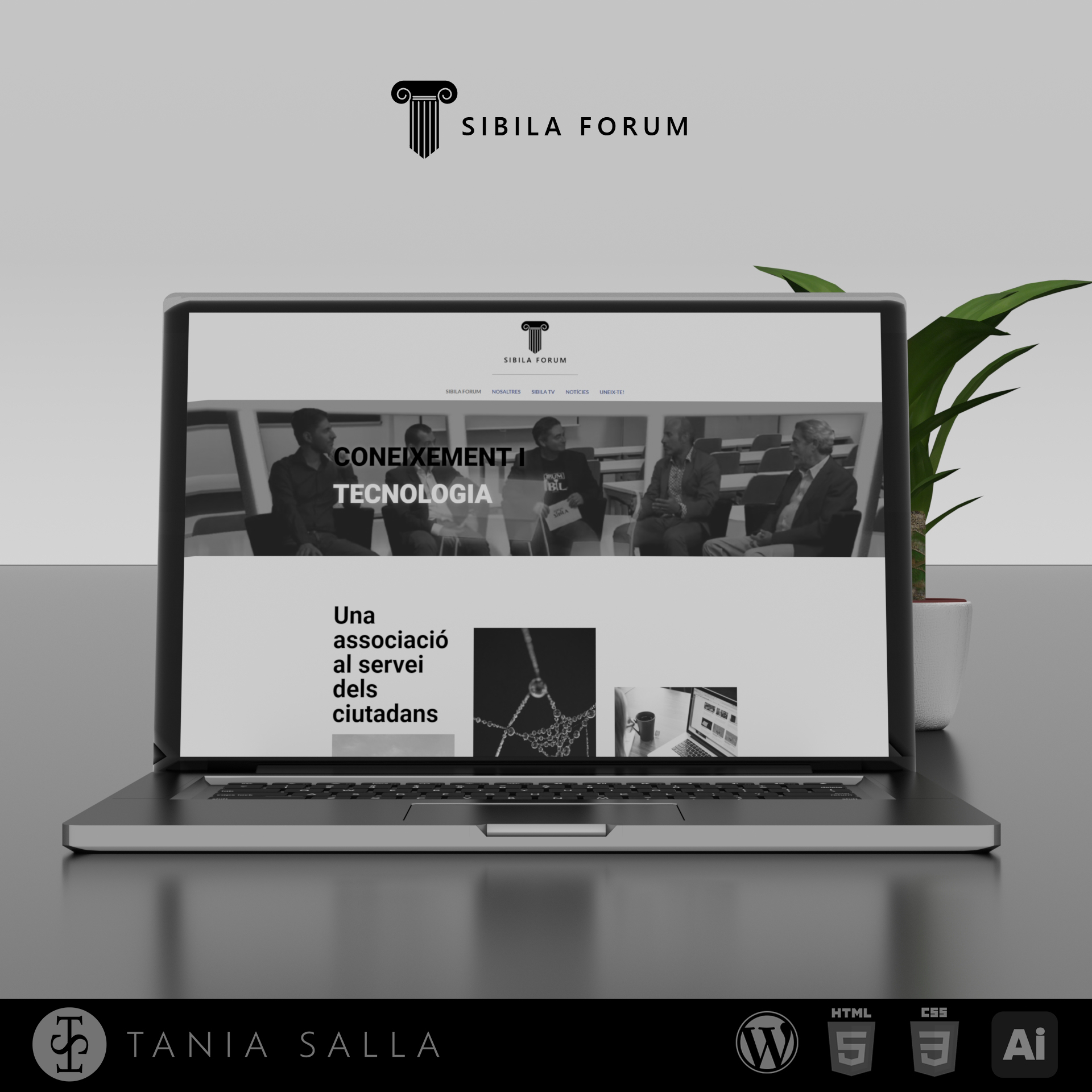 Mockup Web Sibila