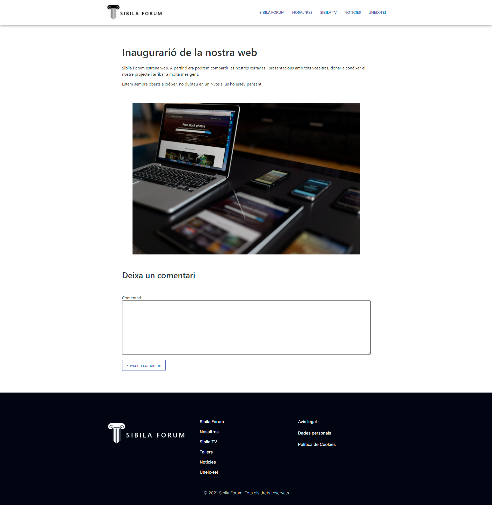 Sibila Forum - Web - Noticia