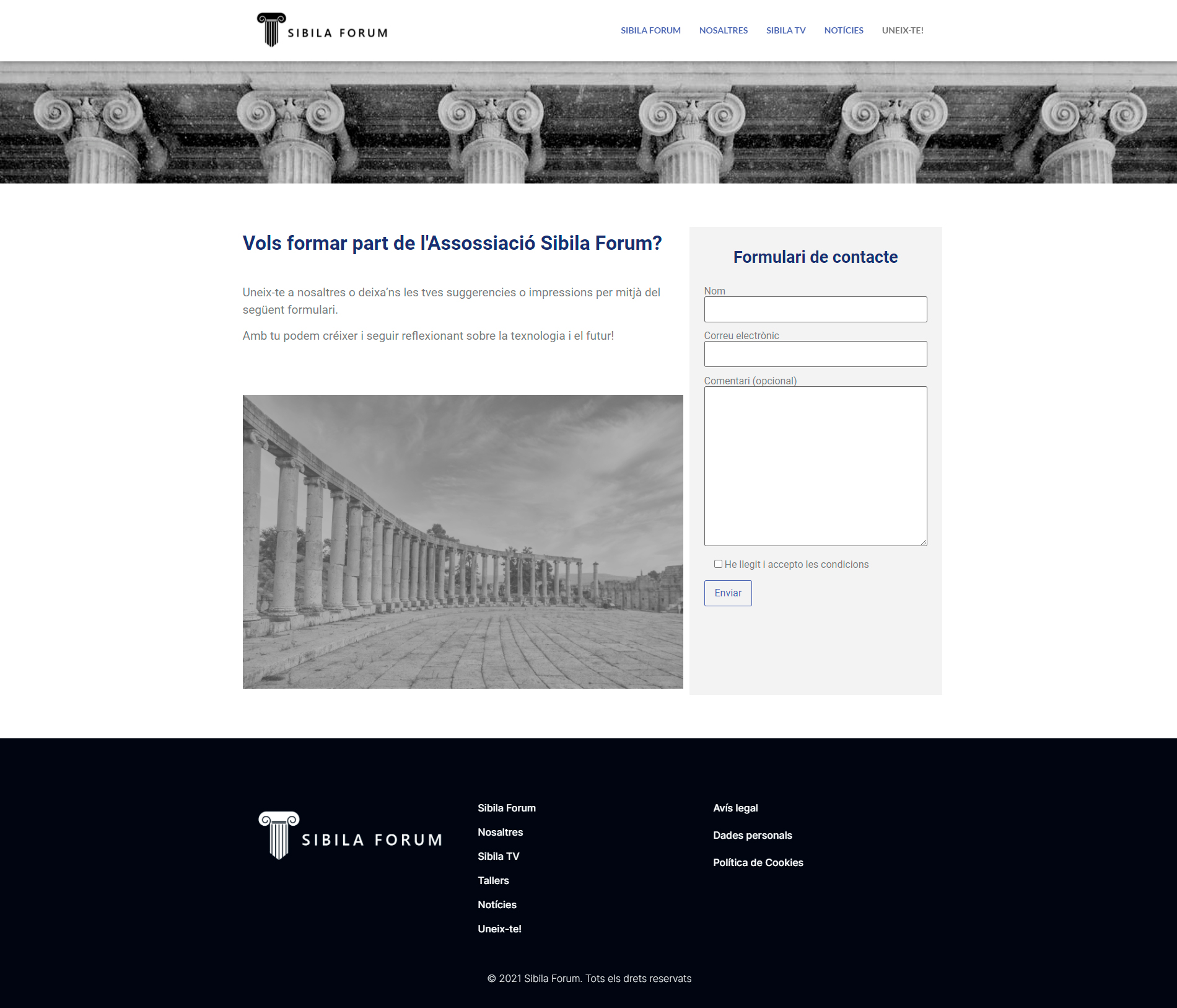 Sibila Forum - Web - Únete