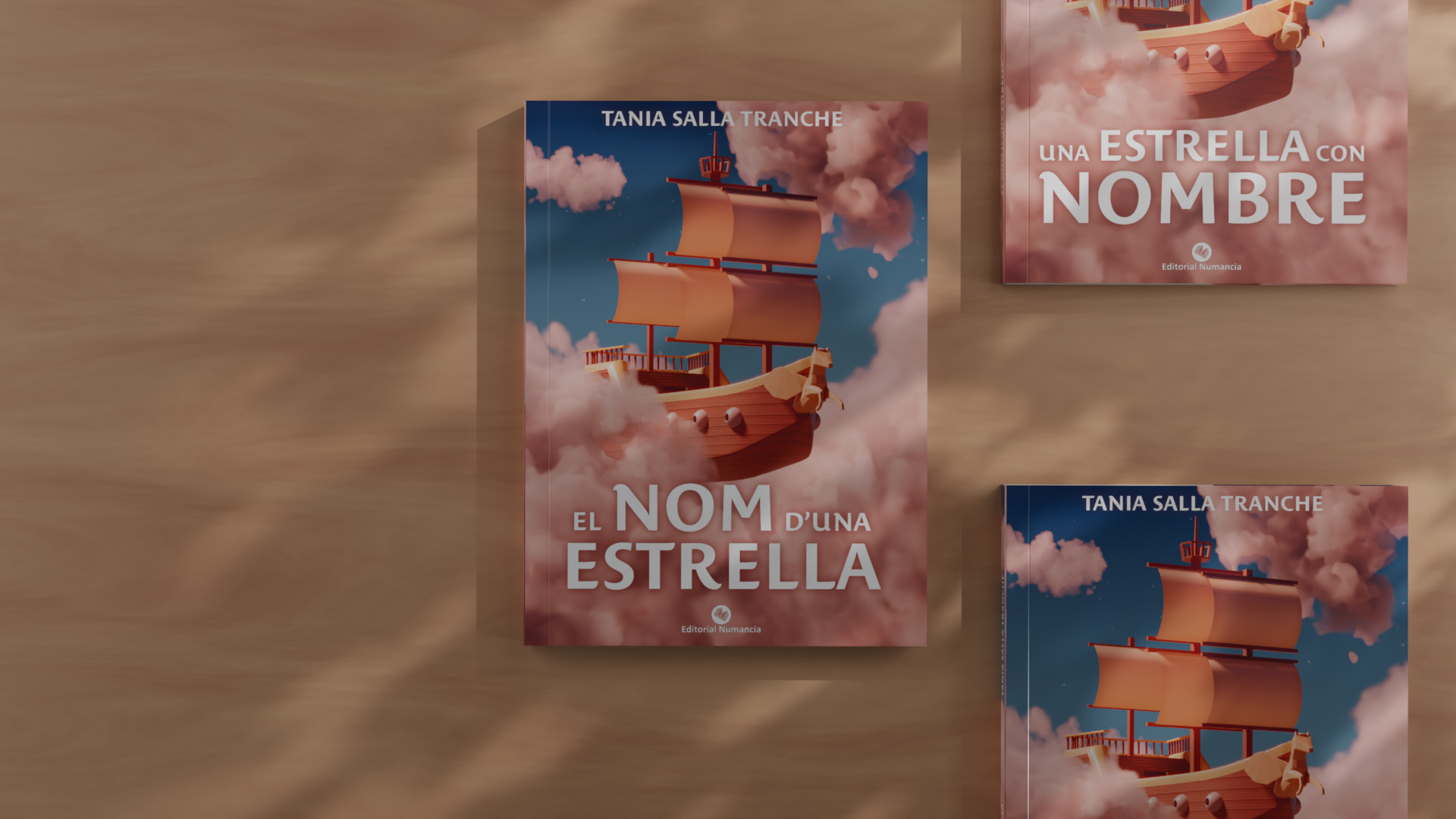 Mockup Portada El Nom d'una Estrella y Una Estrella con Nombre
