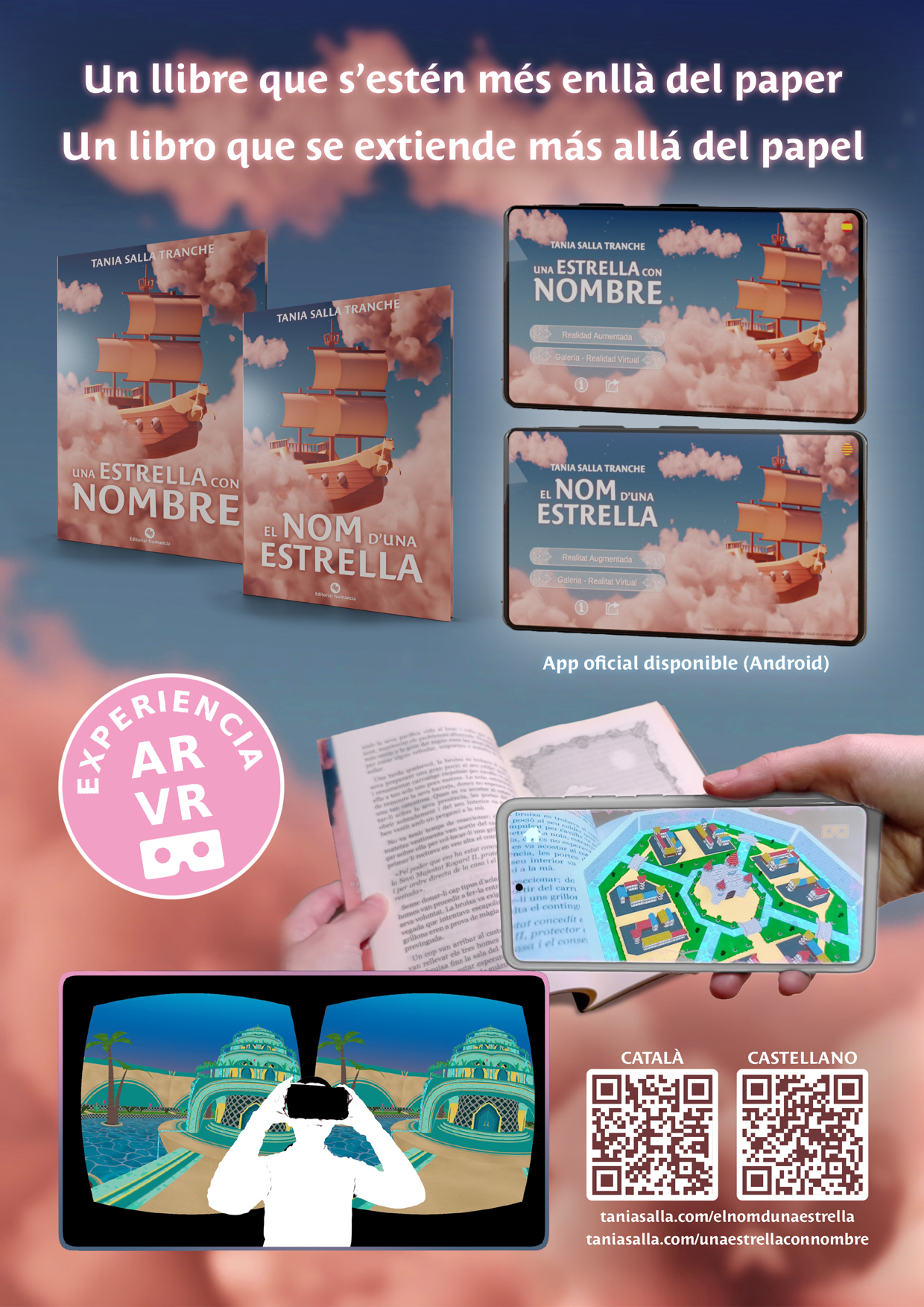Standee explicativo inmersión El Nom d'una Estrella / Una Estrella con Nombre